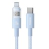 Premium Display 2 Fast Charging Data Cable USB-C to Lightning 20W 1M