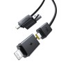 Premium Versatile Two-for-Two Fast Charging Cable U+C to C+L 60W 2M