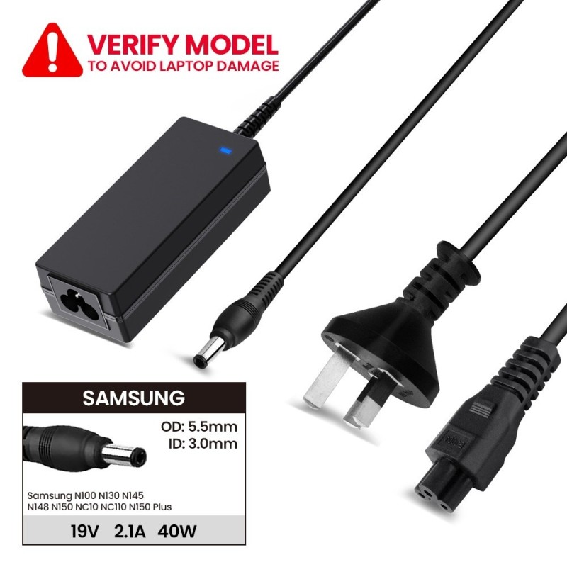 Laptop Power Adapter SG401905530 For Samsung N100 N130 N145 N148 N150