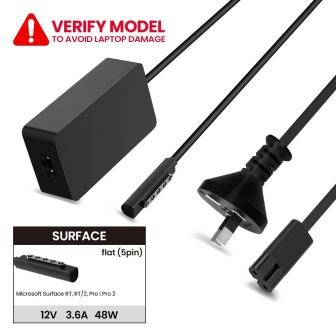 Surface RT / RT2 / Pro / Pro 2 Power Adapter MI45120MS - 5 Pin