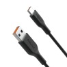 Premium PVC USB-A to USB-C Fast Charging Cable 2M - Black | Australia