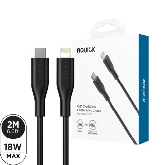Premium PVC USB-C to Lightning Fast Charging Cable 2M