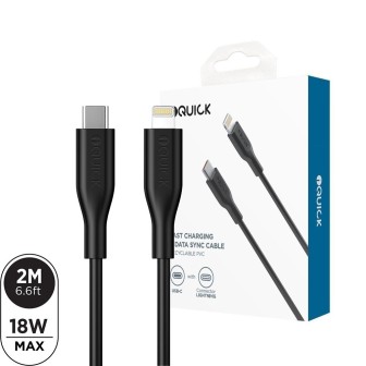 Premium PVC USB-C to Lightning Fast Charging Cable 2M