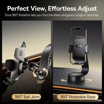 Premium PrimeTrip C03 Air Clamping Car Mount (Suction Cup