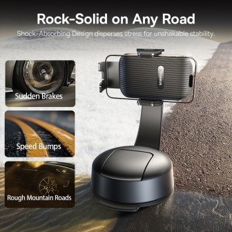 Premium PrimeTrip C03 Air Clamping Car Mount (Suction Cup