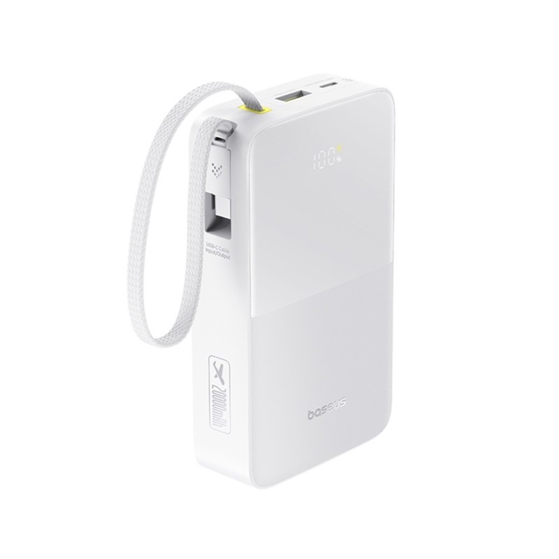Premium EnerFill FC51 Bipow2 Pro Digital Display Power Bank with Built-in Cable