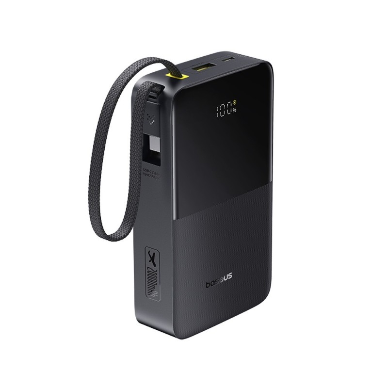Premium EnerFill FC51 Bipow2 Pro Digital Display Power Bank with Built-in Cable