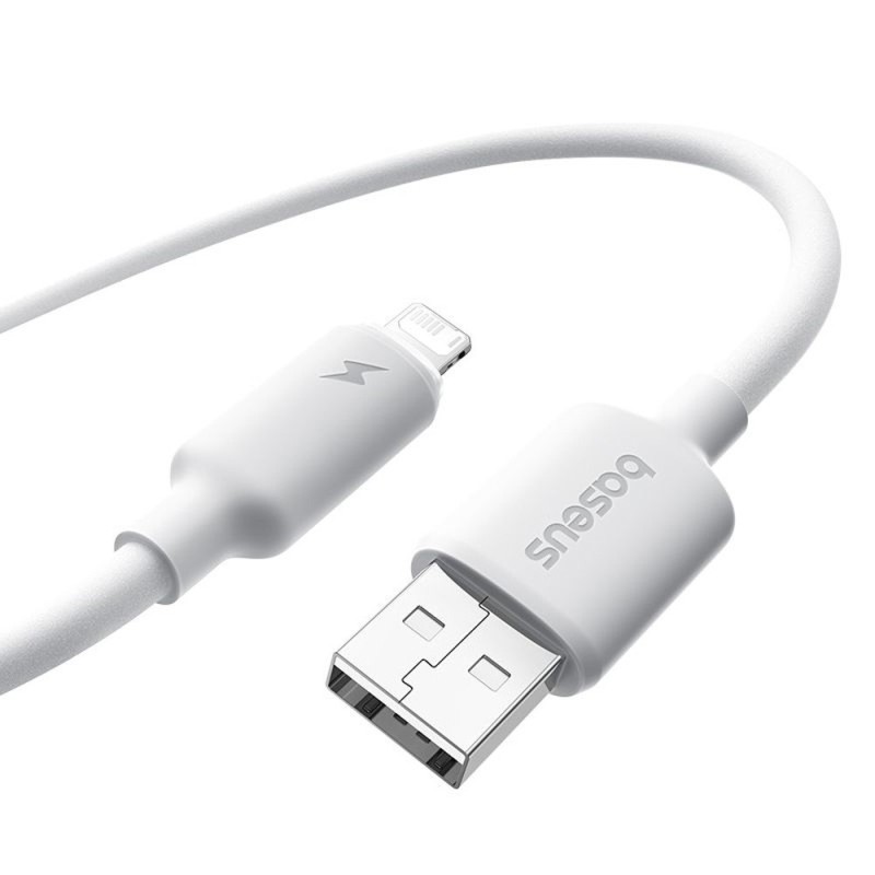 Premium Foamed Silicone Fast Charging Data Cable USB-A to Lightning