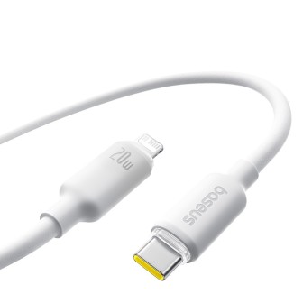 Premium Foamed Silicone Fast Charging Data Cable USB-C to Lightning 20W - Black