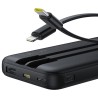 Premium Lipow Dual-Cable Power Bank with Digital Display 10000mAh