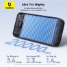 Premium Lipow Dual-Cable Power Bank with Digital Display 20000mAh 22.5W - Black