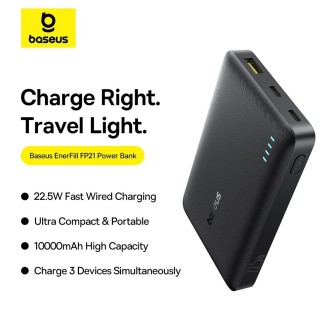 Premium EnerFill FP21 Power Bank 10000mAh 22.5W - White | Australia