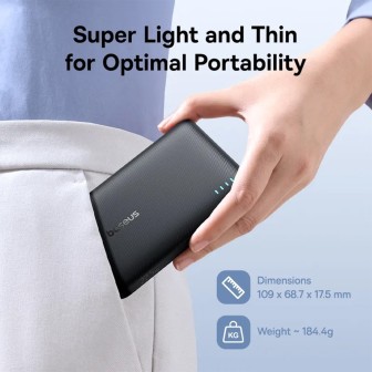 Premium EnerFill FP21 Power Bank 10000mAh 22.5W - Cosmic