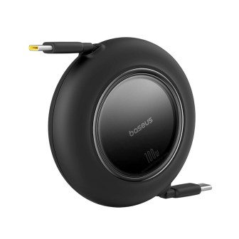Premium Free2Pull Mini Retractable Charging Cable USB-C to USB-C 100W