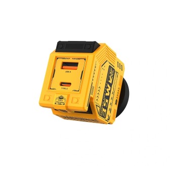 Transformers 35W PD Fast Charger TF-K21 GaN USB A + Type C Dual Port - Yellow