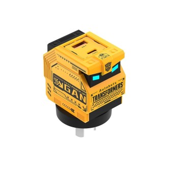 Transformers 35W PD Fast Charger TF-K21 GaN USB A + Type C Dual Port - Black
