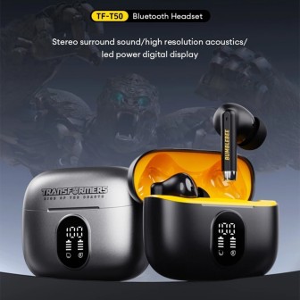 Transformers TF-T50 TWS Earphone Bluetooth - Black | Australia