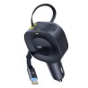 Premium PrimeTrip VR2 Car Charger With Retractable Cable C+C