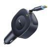 Premium PrimeTrip VR2 Car Charger With Retractable Cable C+C