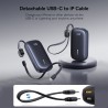 Premium EnerFill FC21 Qpow 3 Ultra Digital Display Power Bank With - Titanium