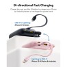 Premium EnerFill FC21 Qpow 3 Ultra Digital Display Power Bank With - Titanium