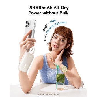 Premium EnerFill FC21 Qpow 3 Ultra Digital Display Power Bank With - Titanium