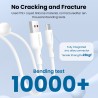 Premium PowerWire II Series Liquid Silicone Charging Data Cable USB-A to - Black