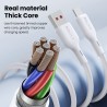 Premium PowerWire II Series Liquid Silicone Charging Data Cable USB-A to - Black