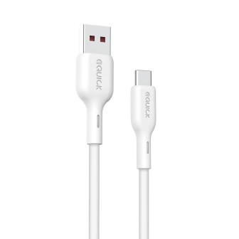 Premium PowerWire II Series Liquid Silicone Charging Data Cable USB-A to - White