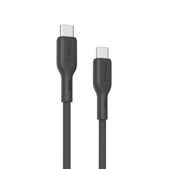 Premium PowerWire II Series Liquid Silicone Charging Data Cable USB-C to - Black