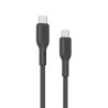 Premium PowerWire II Series Liquid Silicone Charging Data Cable USB-C to - Black