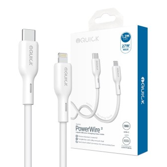 Premium PowerWire II Series Liquid Silicone Charging Data Cable USB-C to - Black