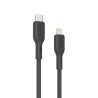 Premium PowerWire II Series Liquid Silicone Charging Data Cable USB-C to - Black