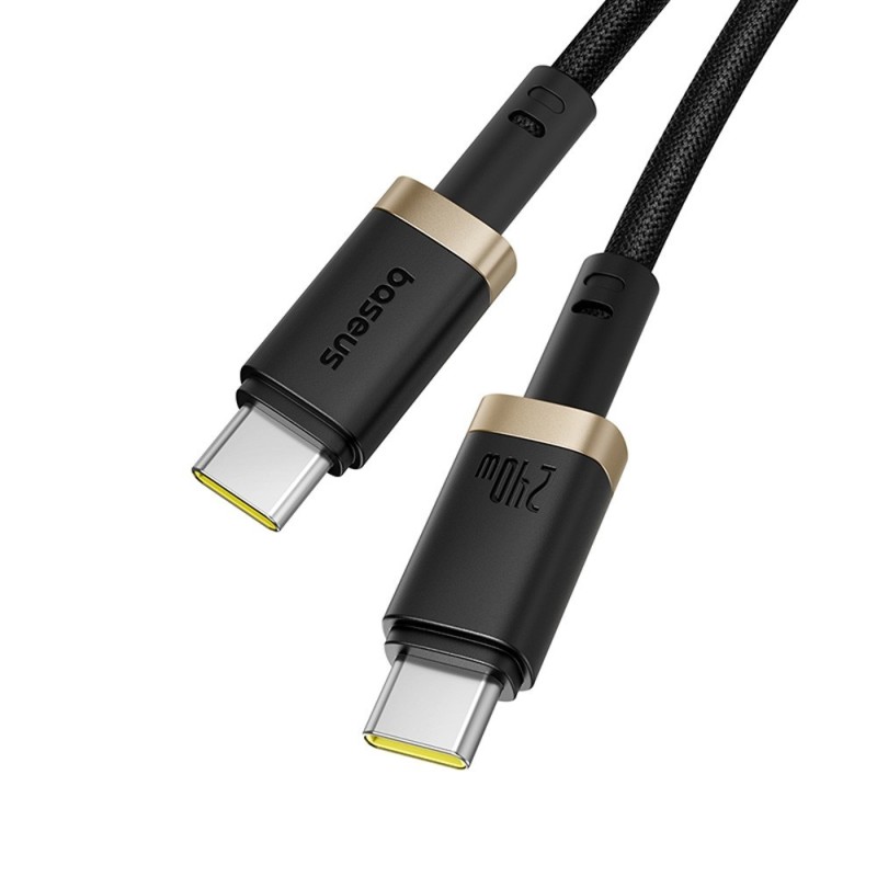 Premium Dura Fast Charging Data Cable USB-C to USB-C 240W 1M - Gold