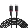 Premium Dura Fast Charging Data Cable USB-C to USB-C 240W 1M - Black /