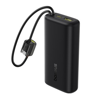 Premium EnerFill FC41 Digital Display Power Bank with Dual Built-in USB-C Cables