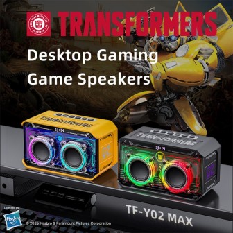 Transformers TF-Y02 MAX Bluetooth Speaker - Black | Australia