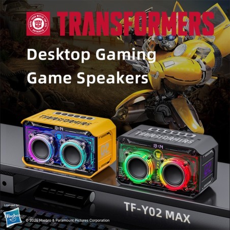 Transformers TF-Y02 MAX Bluetooth Speaker - Black | Australia