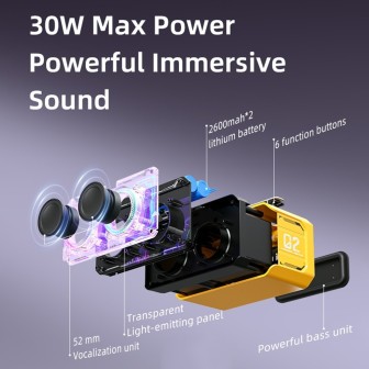 Transformers TF-Y02 MAX Bluetooth Speaker - Black | Australia