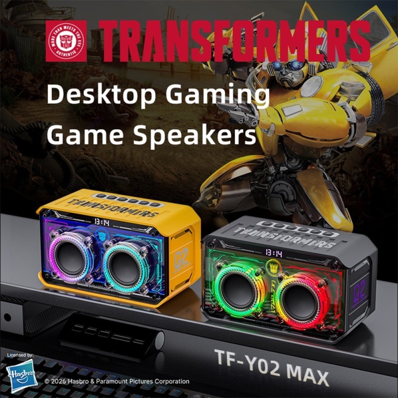 Transformers TF-Y02 MAX Bluetooth Speaker - Yellow | Australia