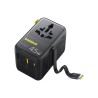 Premium PicoGo AG11 Universal Travel Adapter with Retractable Cable 2AC+2U+2C
