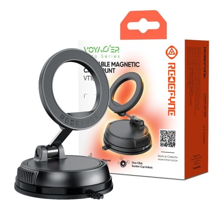 REDEFYNE VT102M Suction Cup Foldable Magnetic Car Mount | Australia