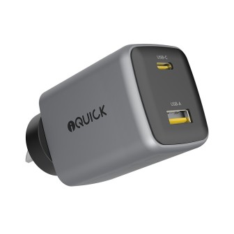Premium NANO ENERGY 2 45W PD3.0 USB-C and USB-A Ports Charging Adapter - Gun
