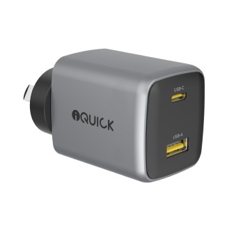 Premium NANO ENERGY 2 45W PD3.0 USB-C and USB-A Ports Charging Adapter - Gun