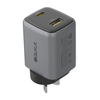 Premium NANO ENERGY 2 45W PD3.0 USB-C and USB-A Ports Charging Adapter - Gun