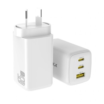 Premium NANO ENERGY 2 65W PD3.0 Dual USB-C and USB-A Ports Charging