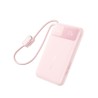 Premium EnerFill FC11 Digital Display Power Bank with Dual Built-in - Pink