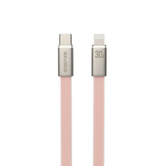 REDEFYNE USB-C to Lightning Braided Core Silicone Fast Charging Cable - White