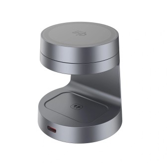 REDEFYNE Qi2.2 25W 3-in-1 Foldable Magnetic Wireless Charger - Gun Metal