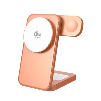 REDEFYNE Qi2.2 25W 3-IN-1 Portable Wireless Charger - Orange